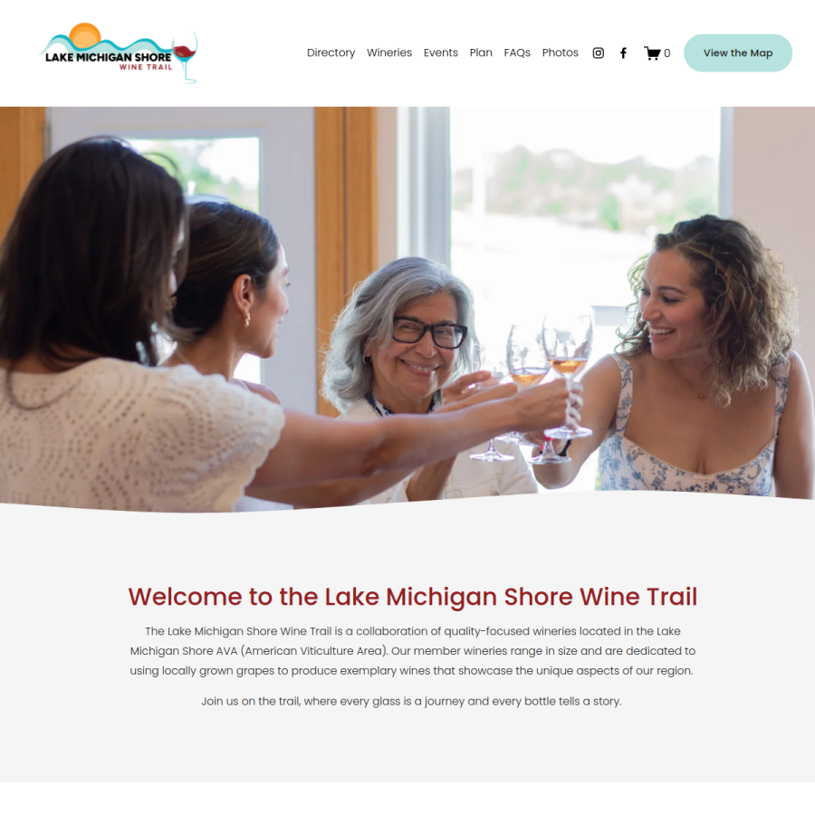 miwinetrail.com homepage screenshot