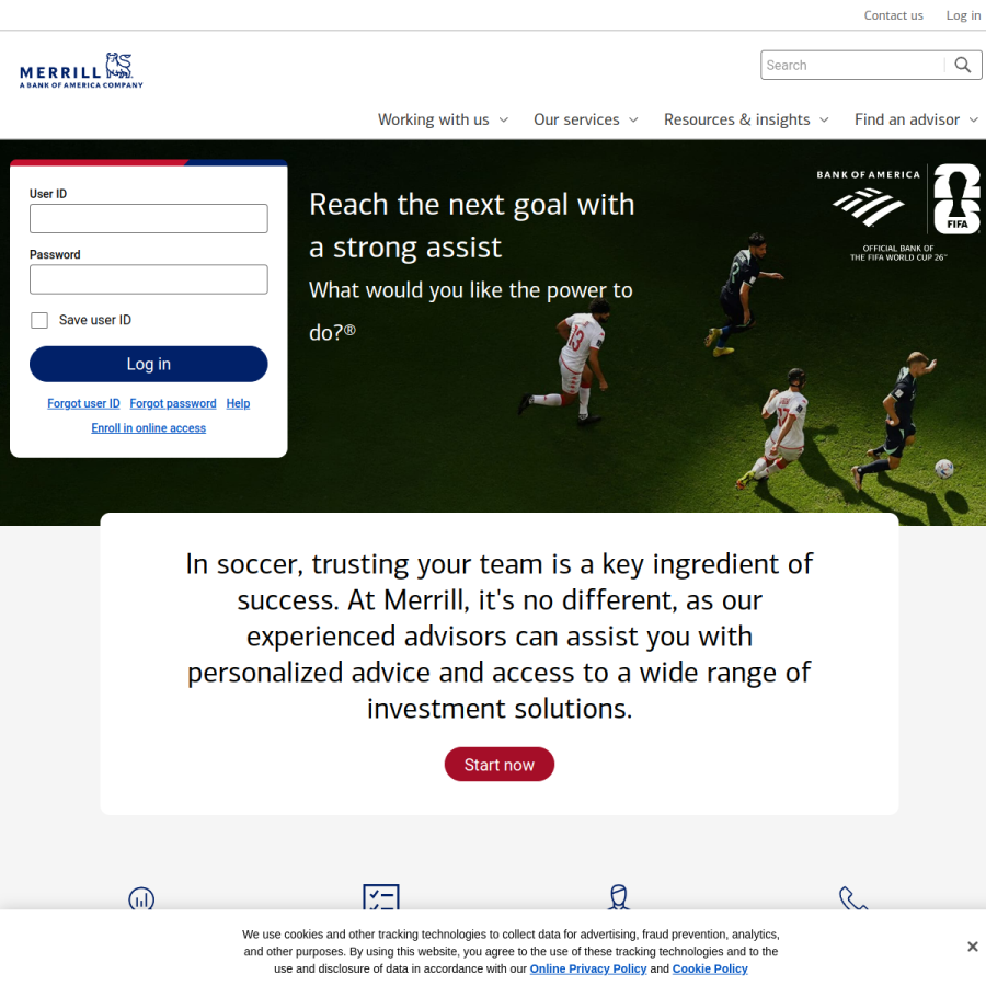 ml.com homepage screenshot