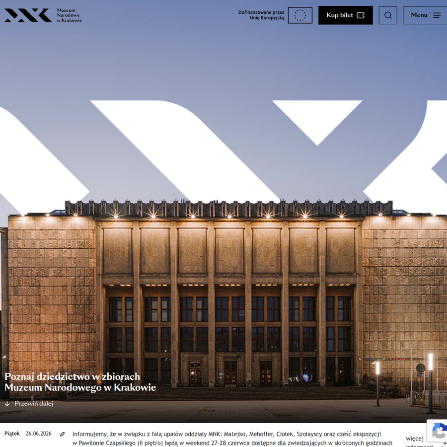 mnk.pl homepage screenshot