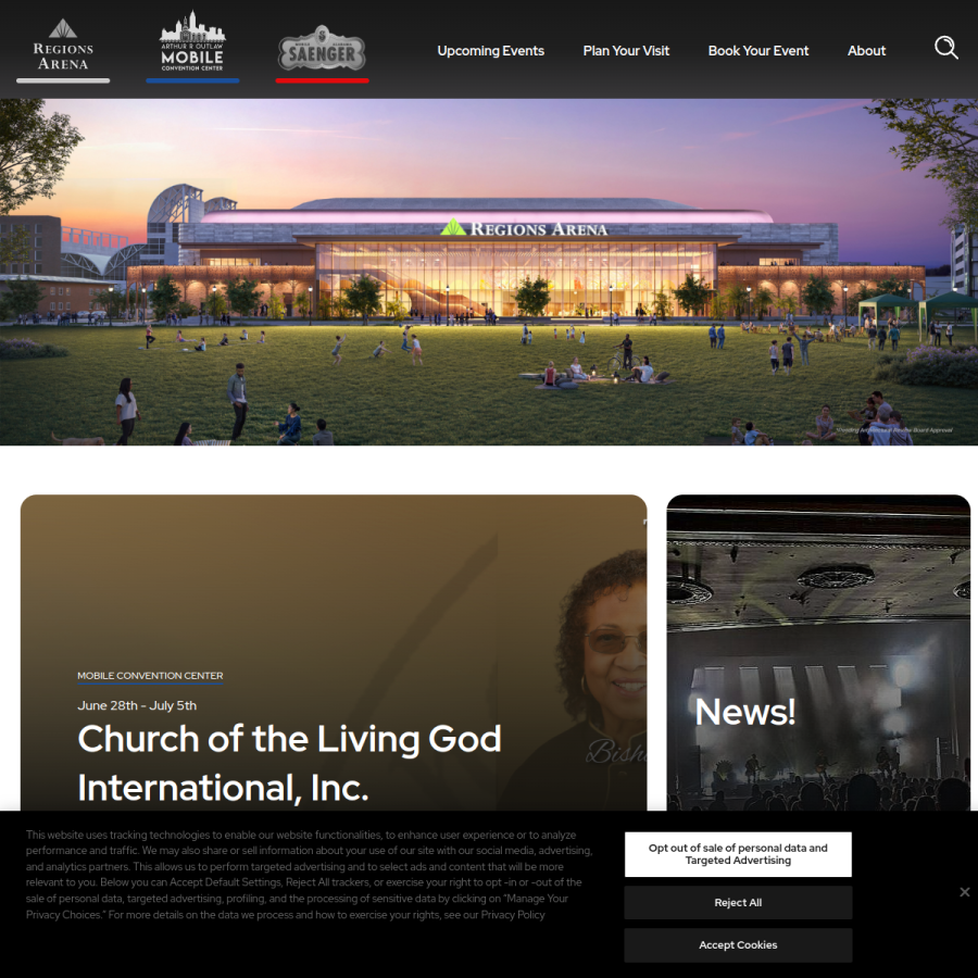 mobilecivicctr.com homepage screenshot