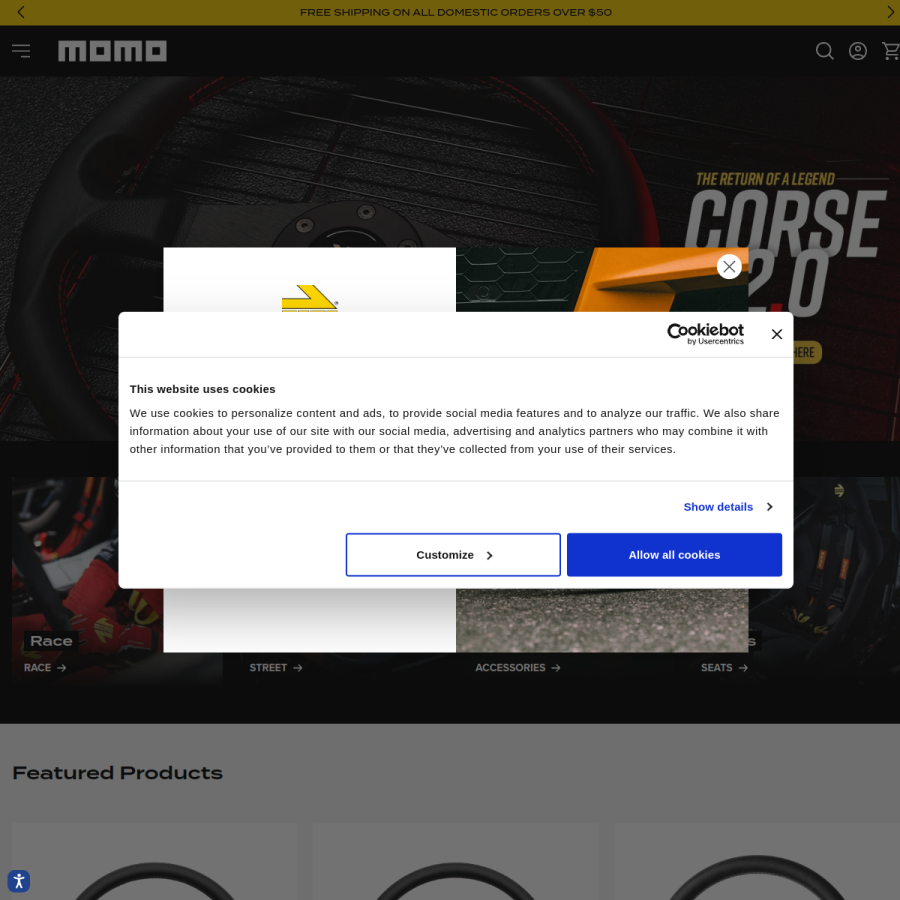 momo.com homepage screenshot