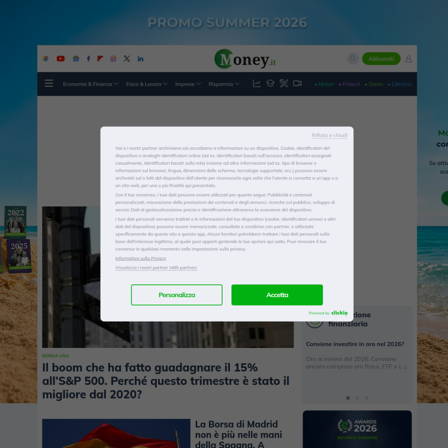 money.it homepage screenshot