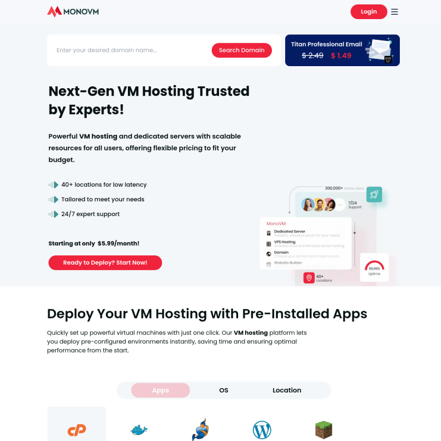 monovm.com homepage screenshot