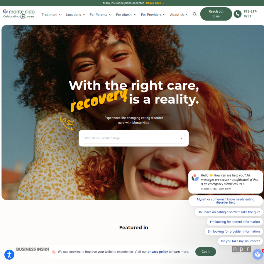 montenidoaffiliates.com homepage screenshot