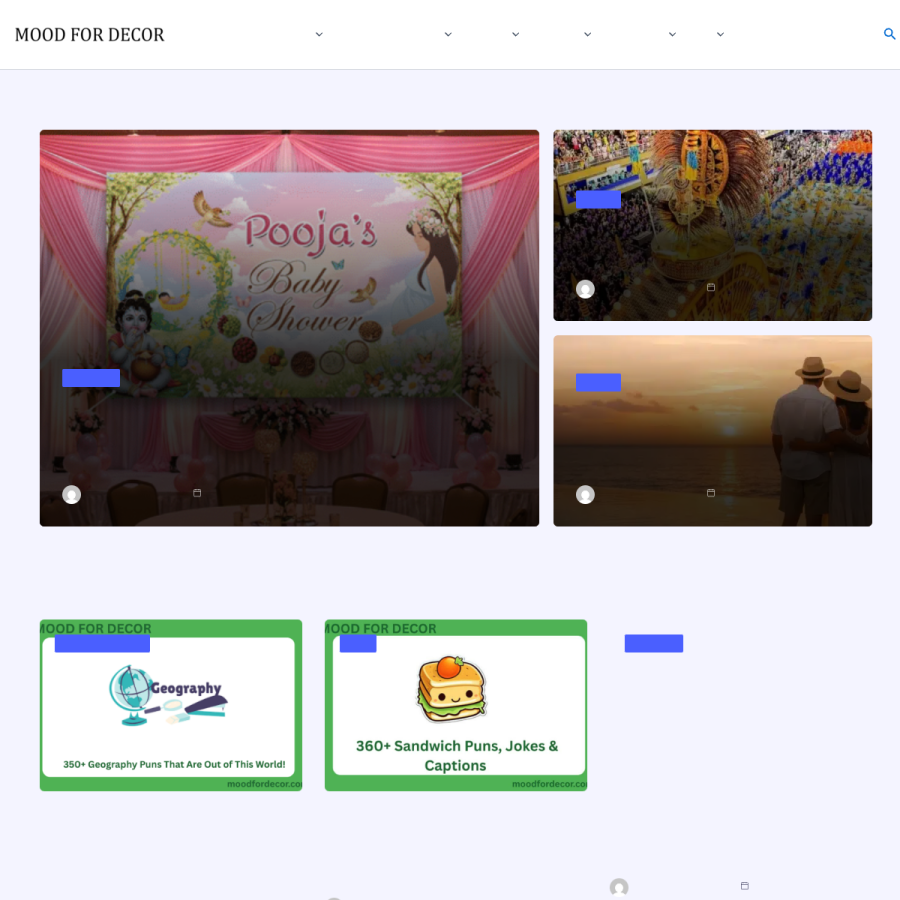 moodfordecor.com homepage screenshot