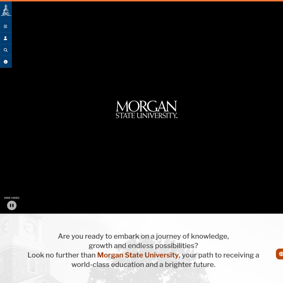 morgan.edu homepage screenshot