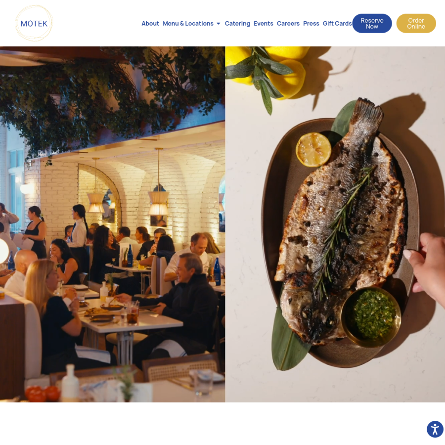 motekcafe.com homepage screenshot