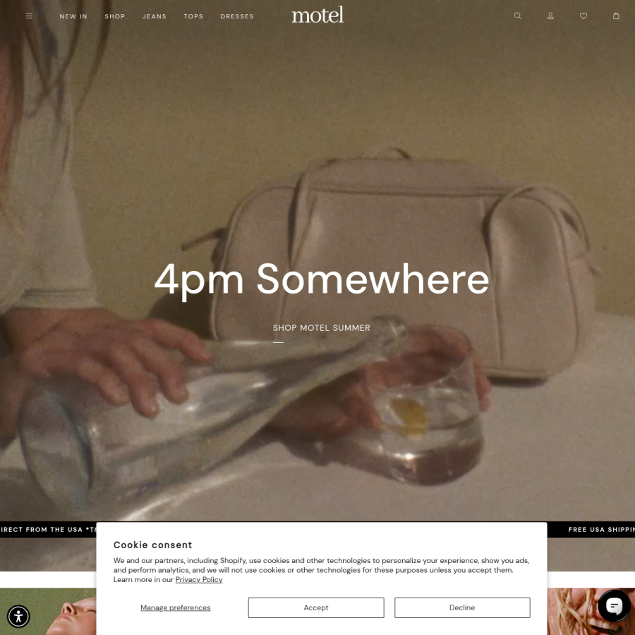 motelrocks.com homepage screenshot