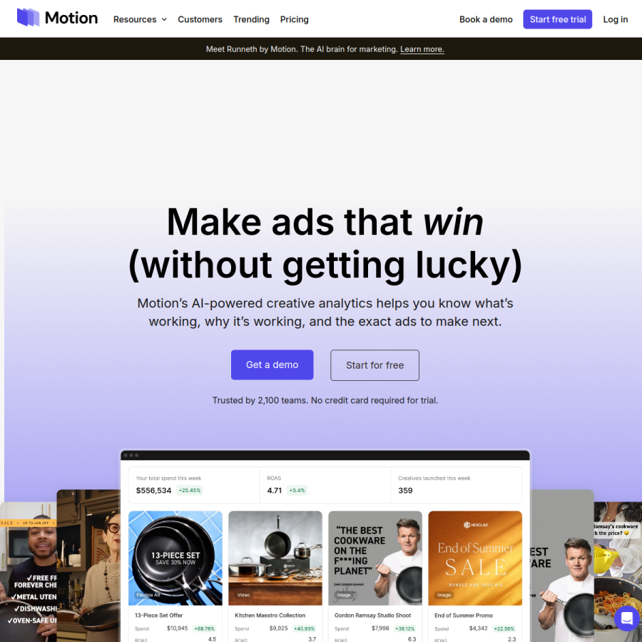 motionapp.com homepage screenshot