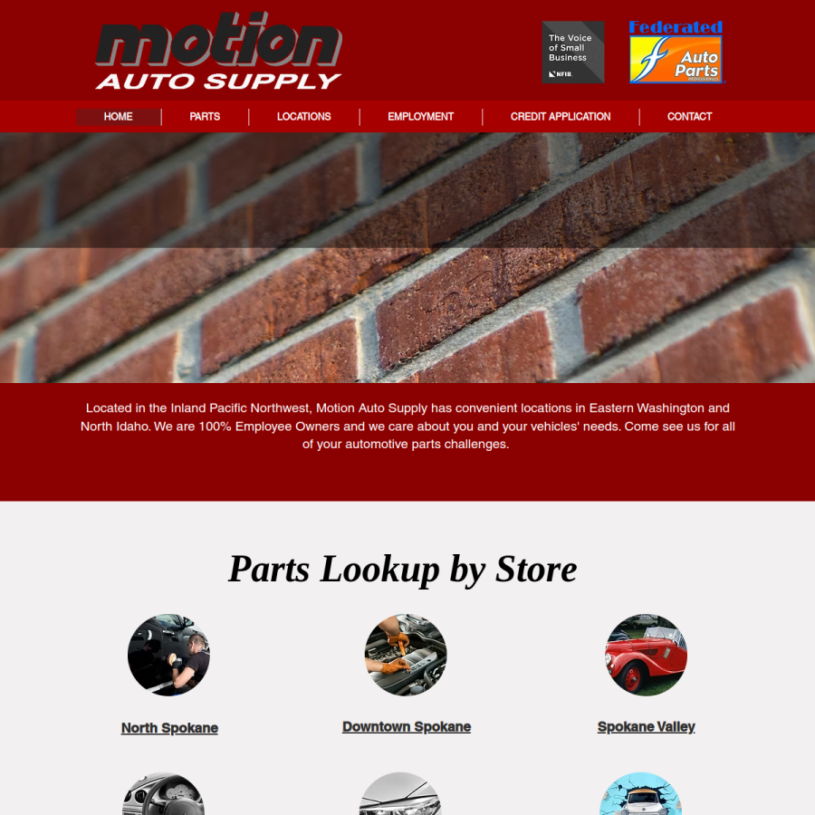 motionauto.com homepage screenshot