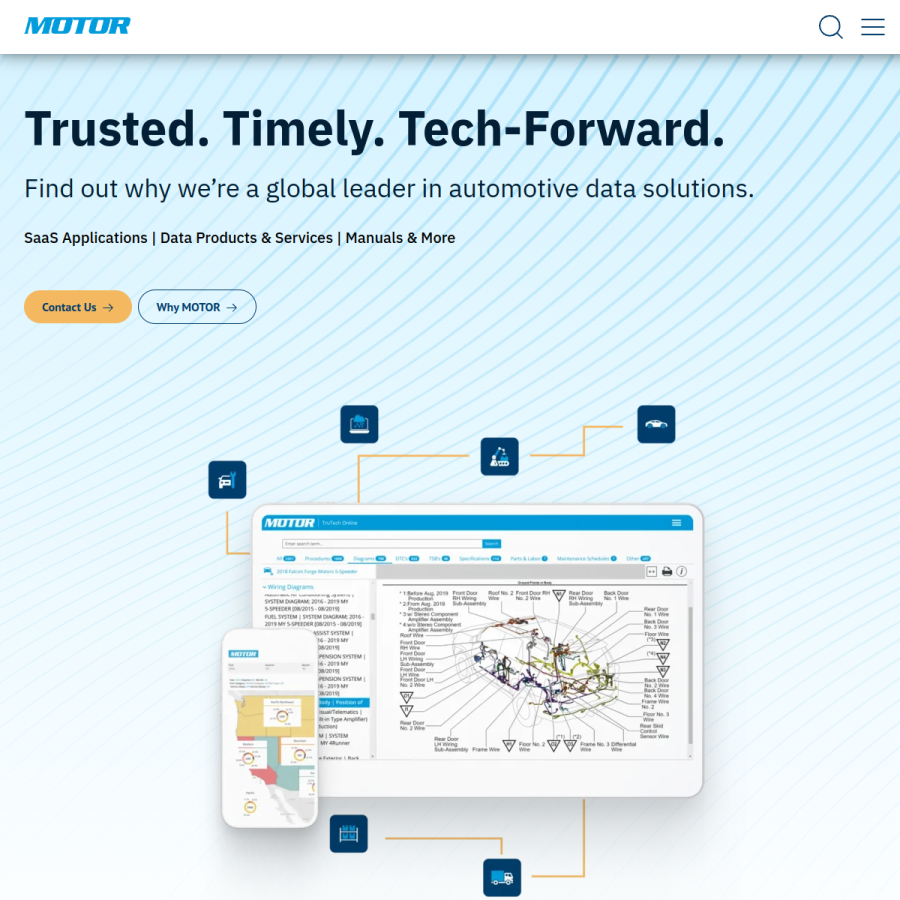 motor.com homepage screenshot