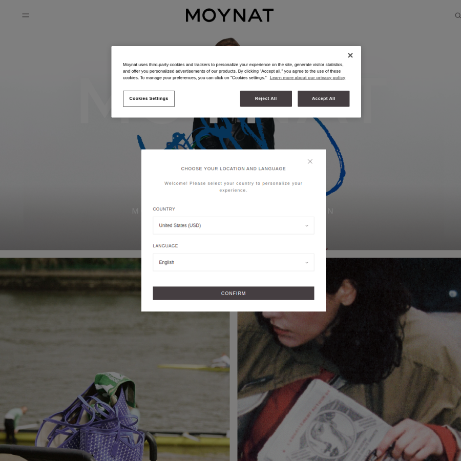 moynat.com homepage screenshot