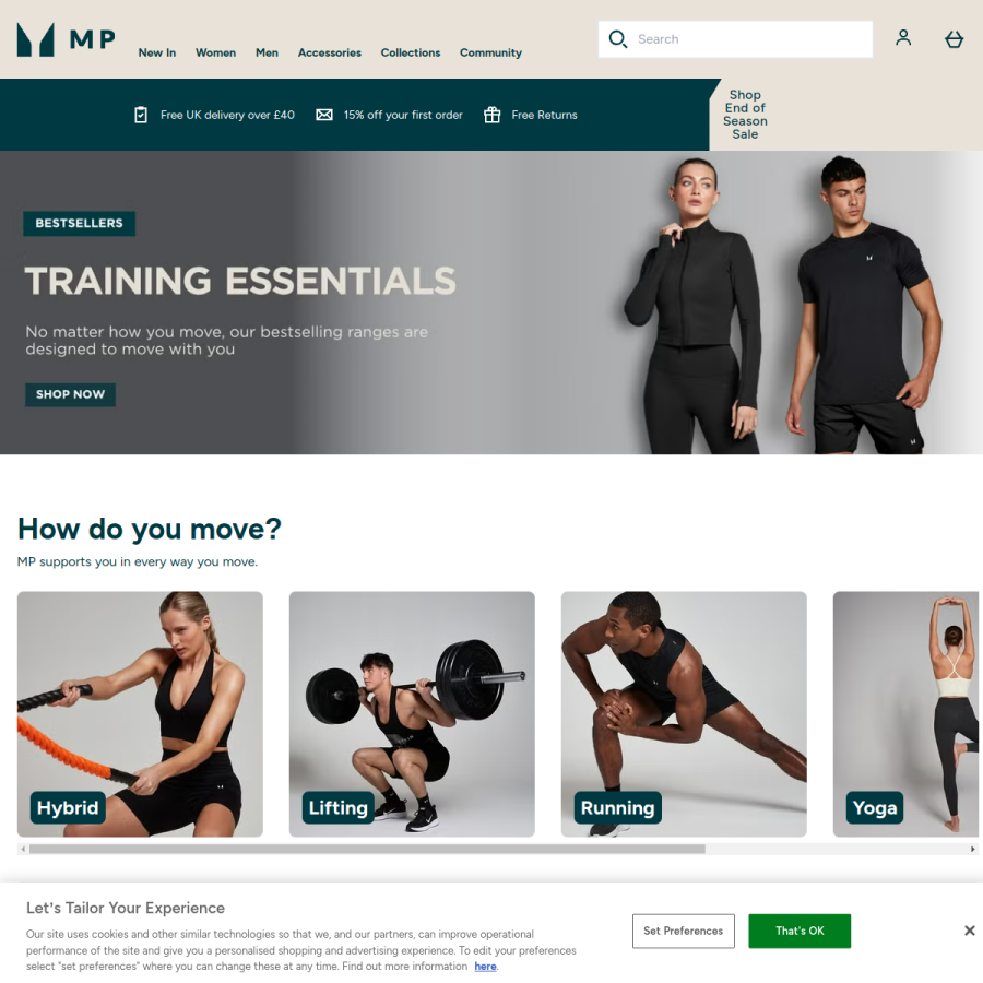 mp.com homepage screenshot
