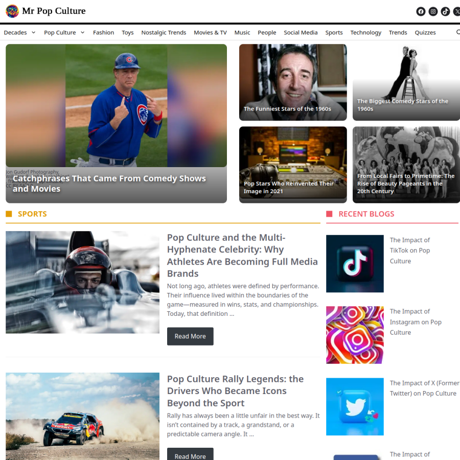 mrpopculture.com homepage screenshot