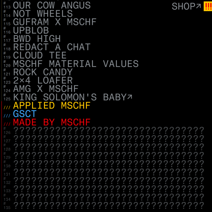 mschf.com homepage screenshot