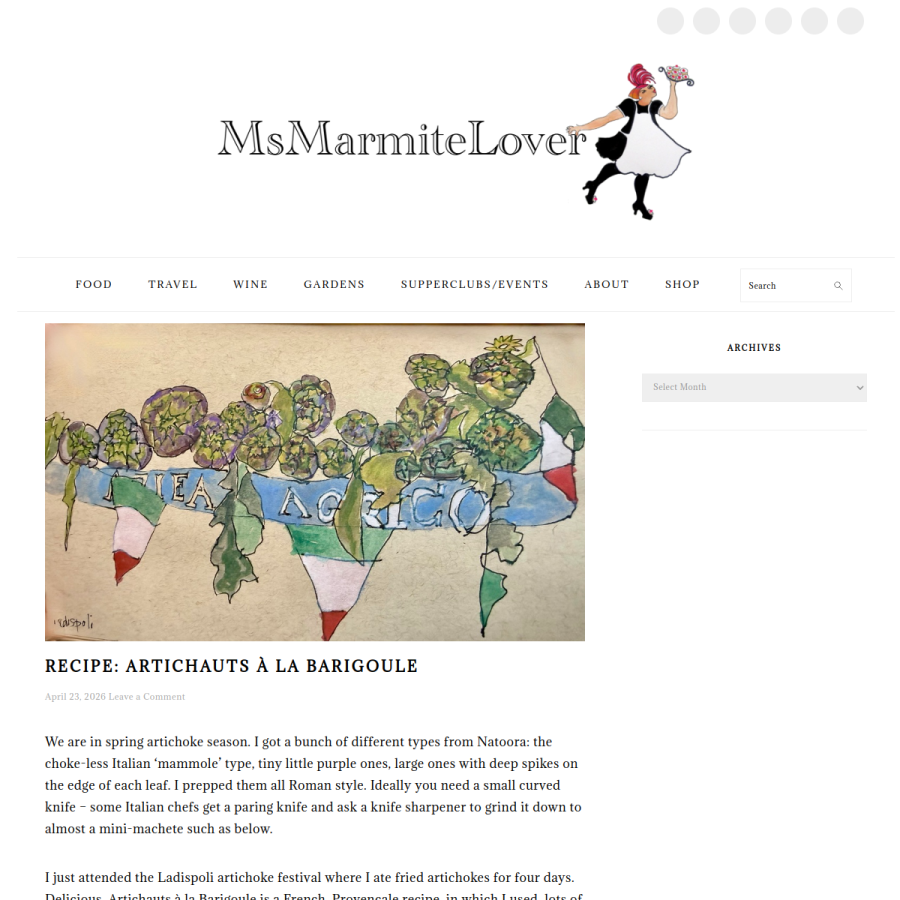 msmarmitelover.com homepage screenshot