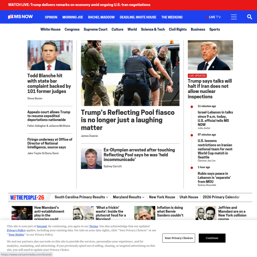 msnbc.com homepage screenshot