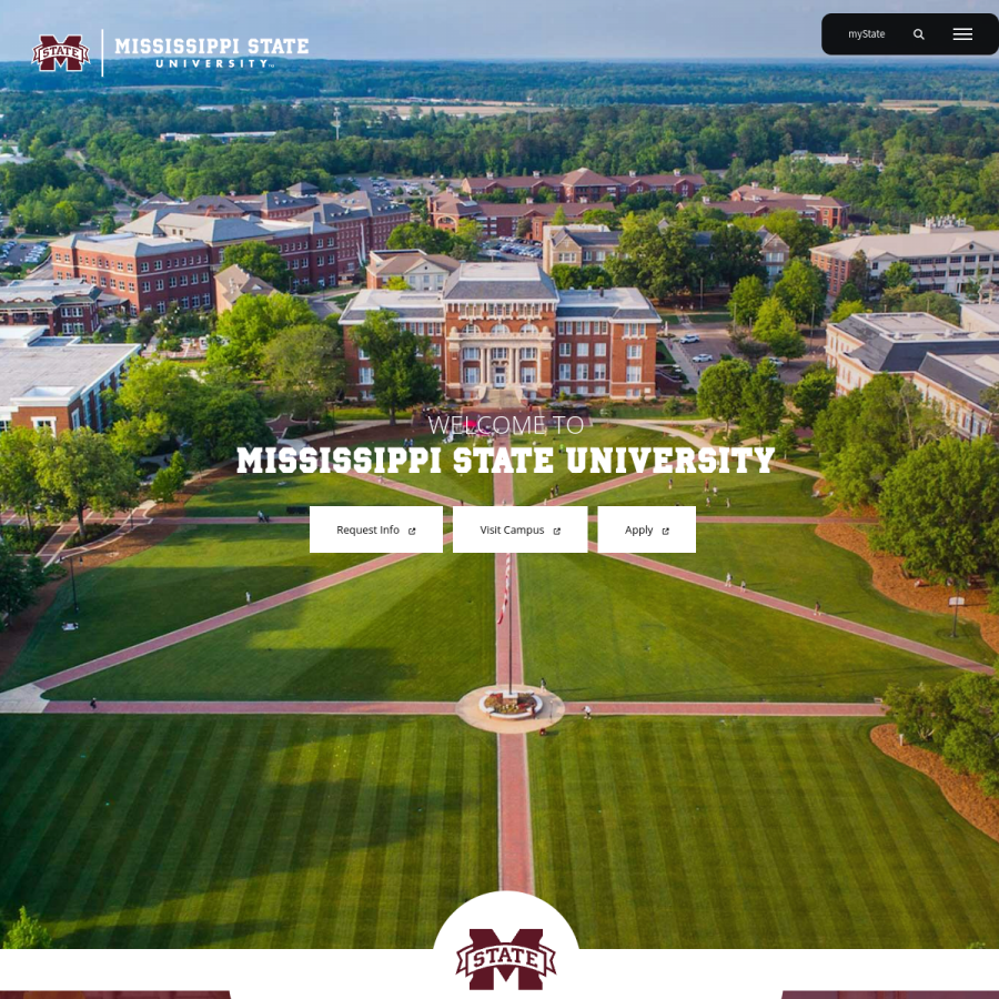 msstate.edu homepage screenshot