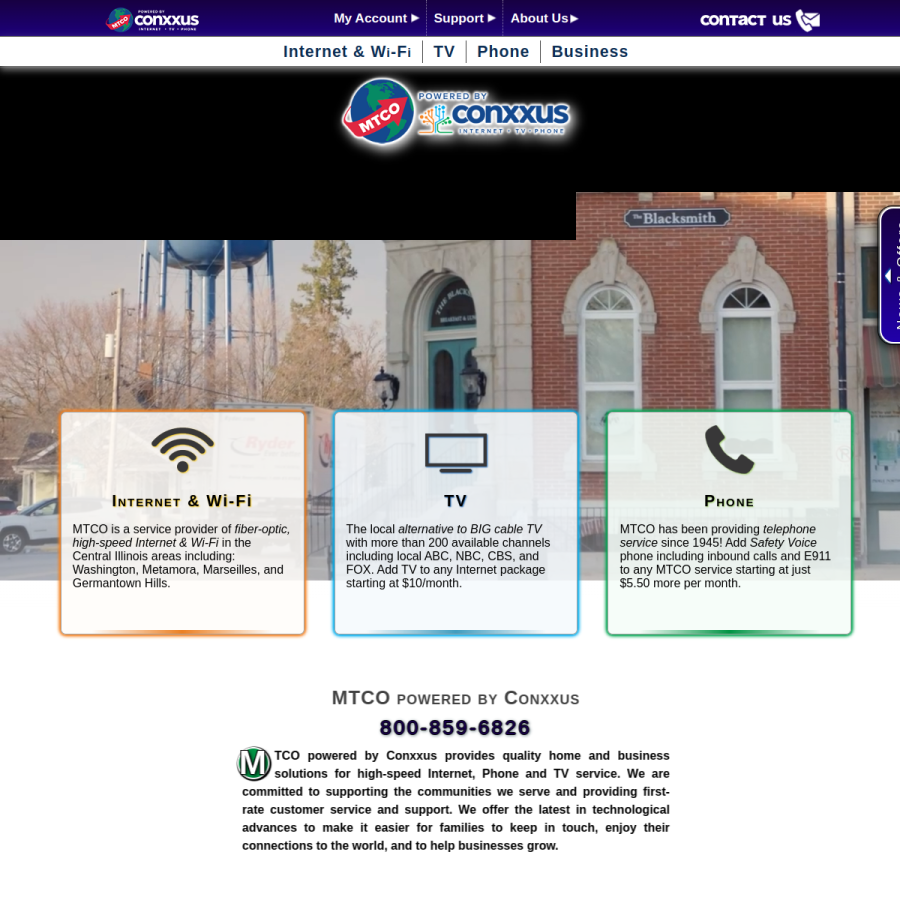 mtco.com homepage screenshot
