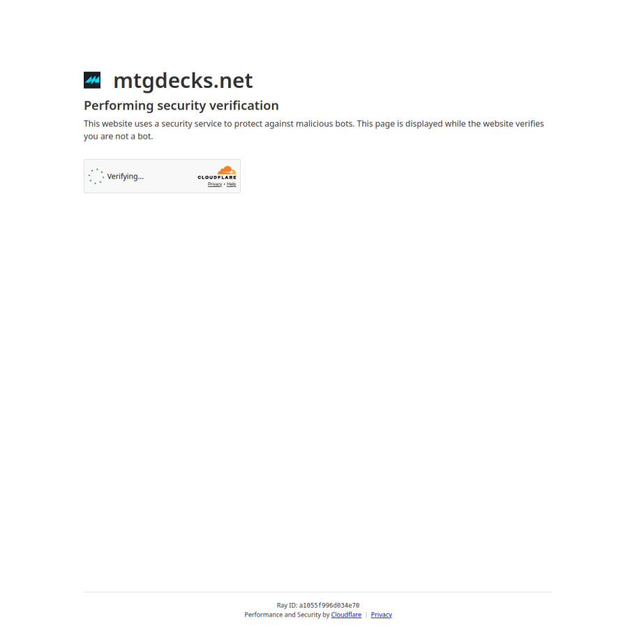 mtgdecks.net homepage screenshot