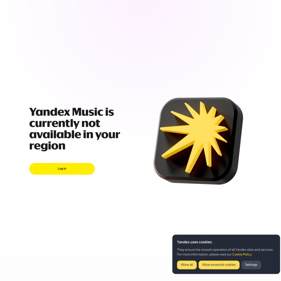 music.yandex.ru homepage screenshot