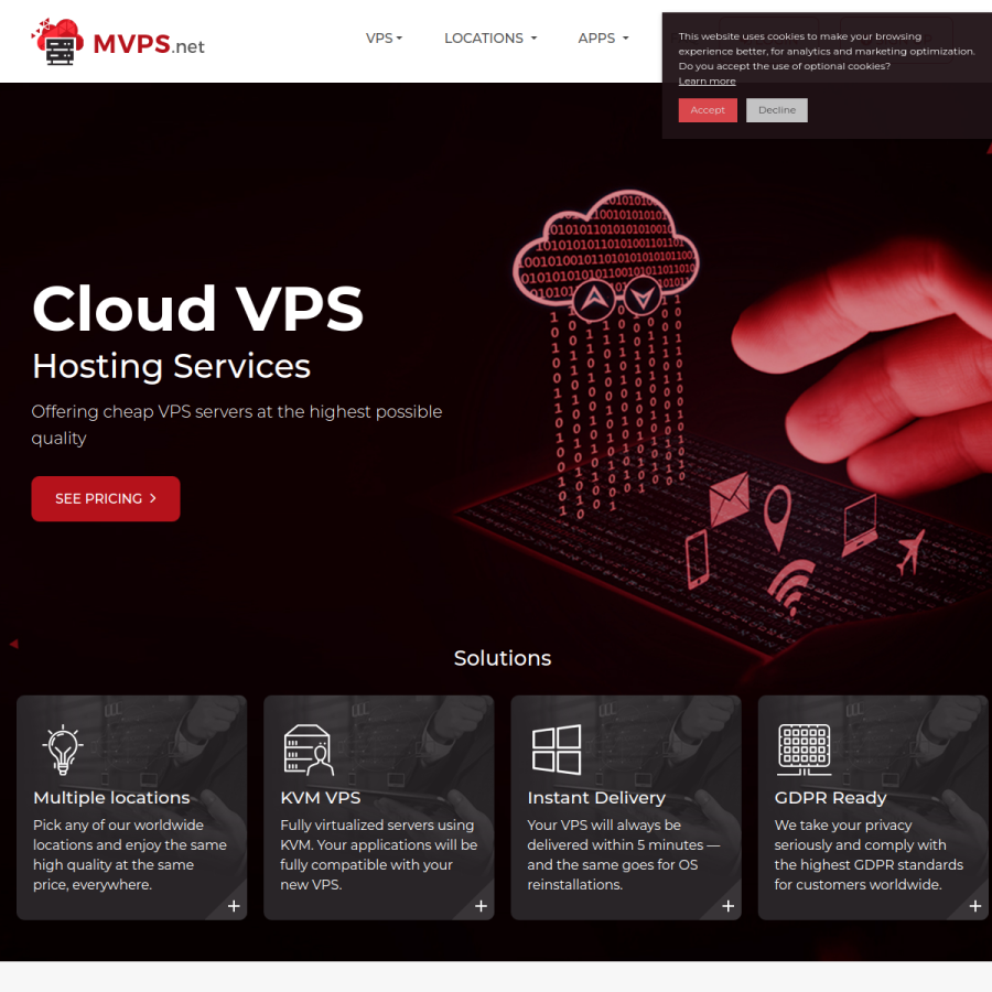 mvps.net homepage screenshot