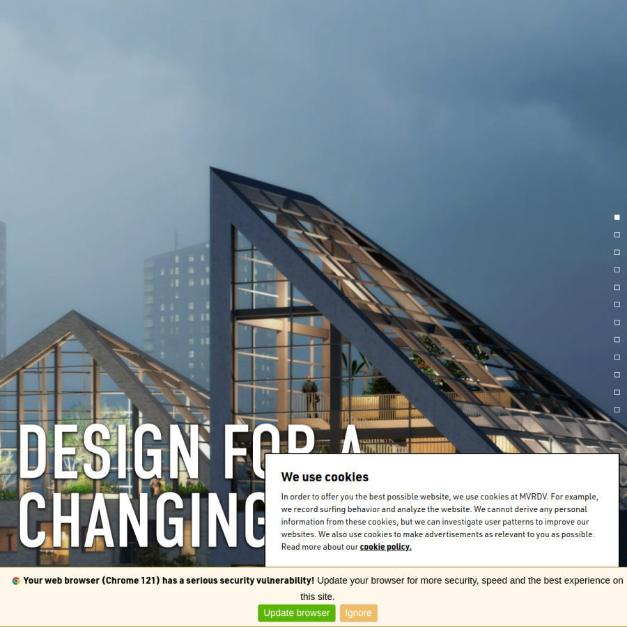 mvrdv.com homepage screenshot