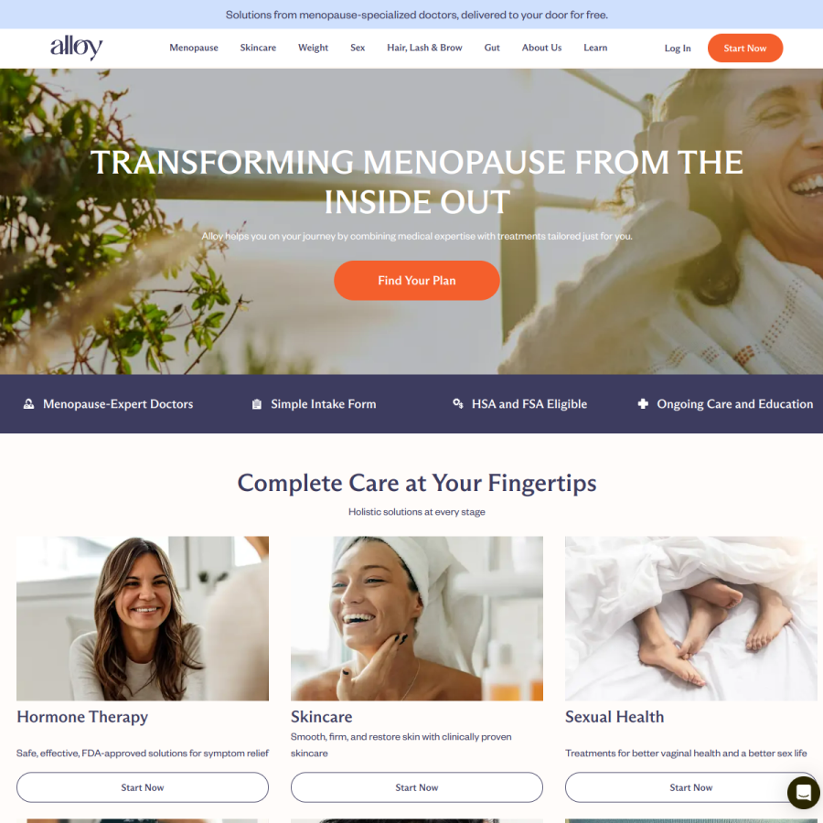 myalloy.com homepage screenshot