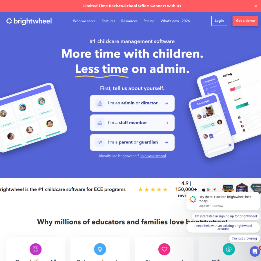 mybrightwheel.com homepage screenshot
