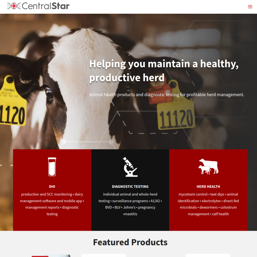 mycentralstar.com homepage screenshot