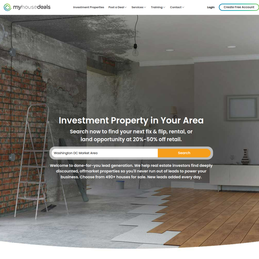 myhousedeals.com homepage screenshot