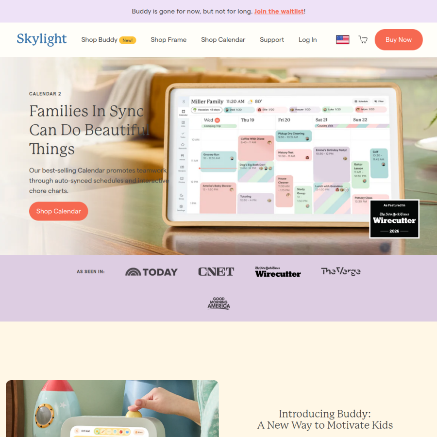 myskylight.com homepage screenshot
