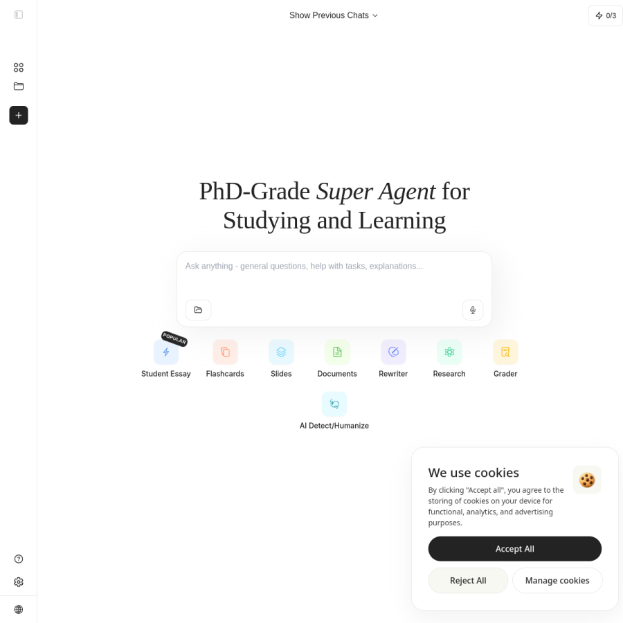 mystylus.ai homepage screenshot