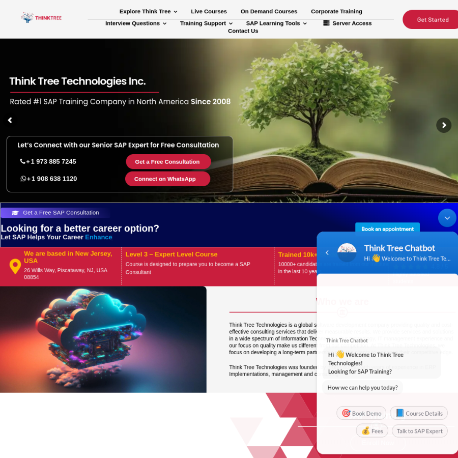 mythinktree.com homepage screenshot