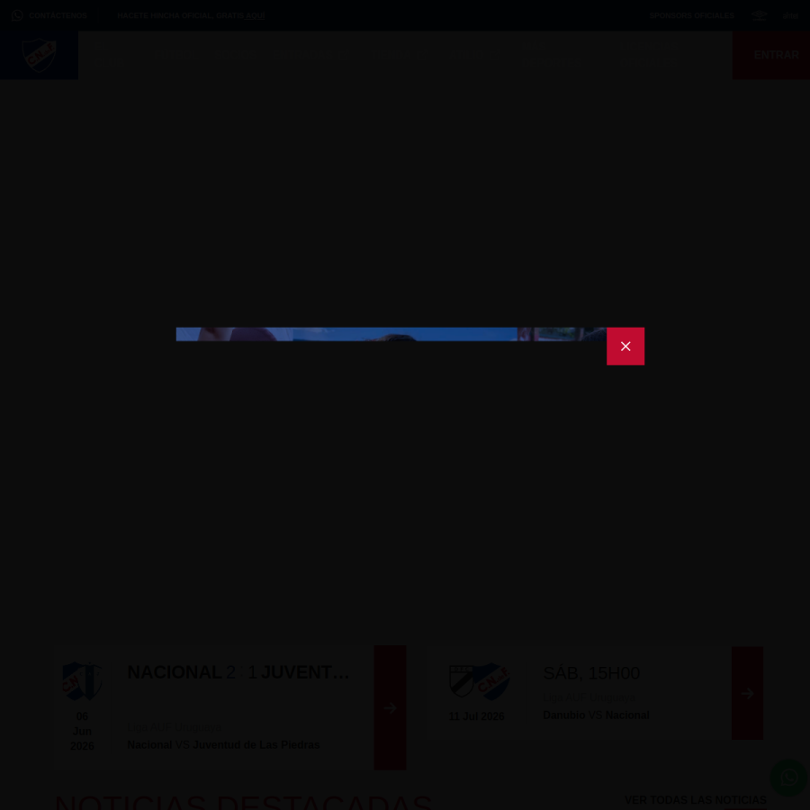 nacional.uy homepage screenshot
