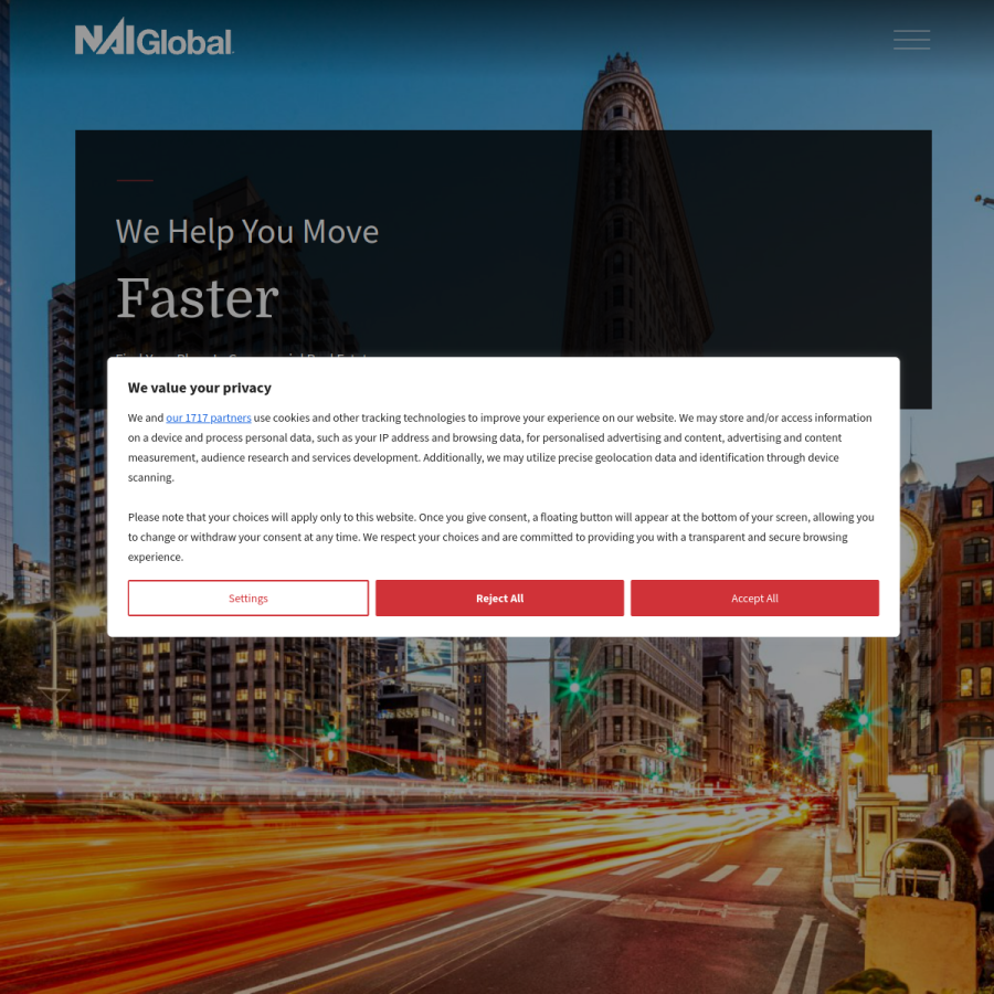 naiglobal.com homepage screenshot