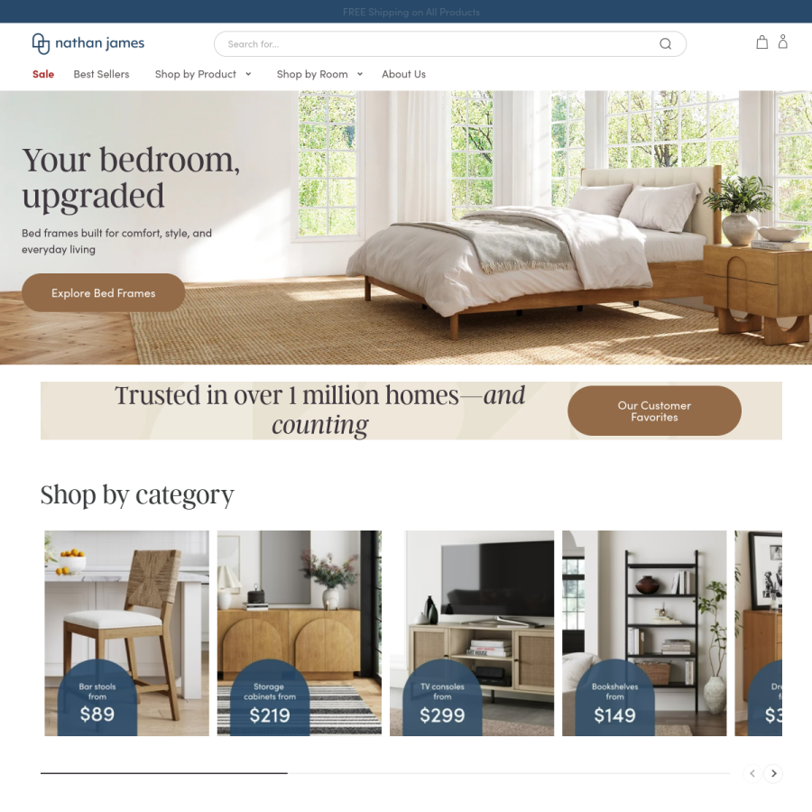 nathanjames.com homepage screenshot