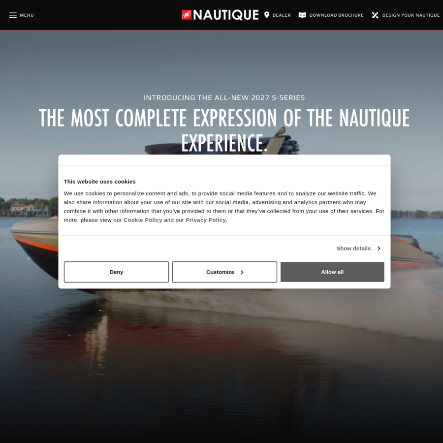 nautique.com homepage screenshot