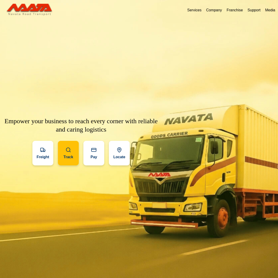navata.com homepage screenshot