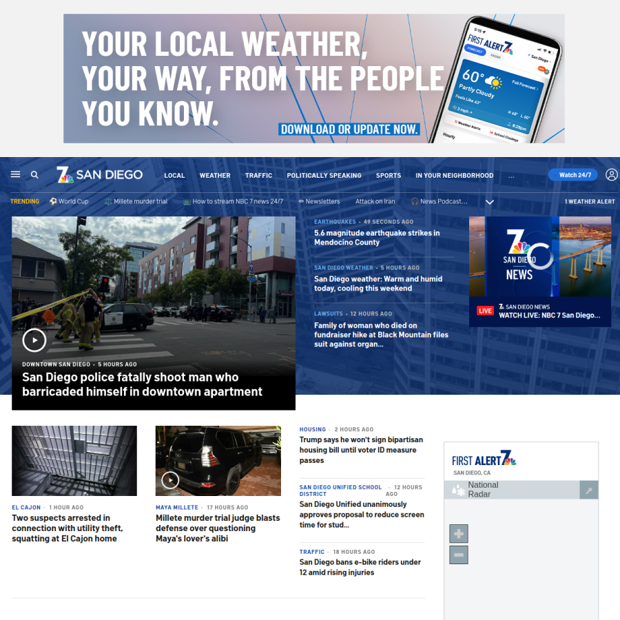 nbcsandiego.com homepage screenshot