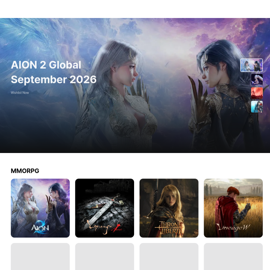 ncsoft.com homepage screenshot