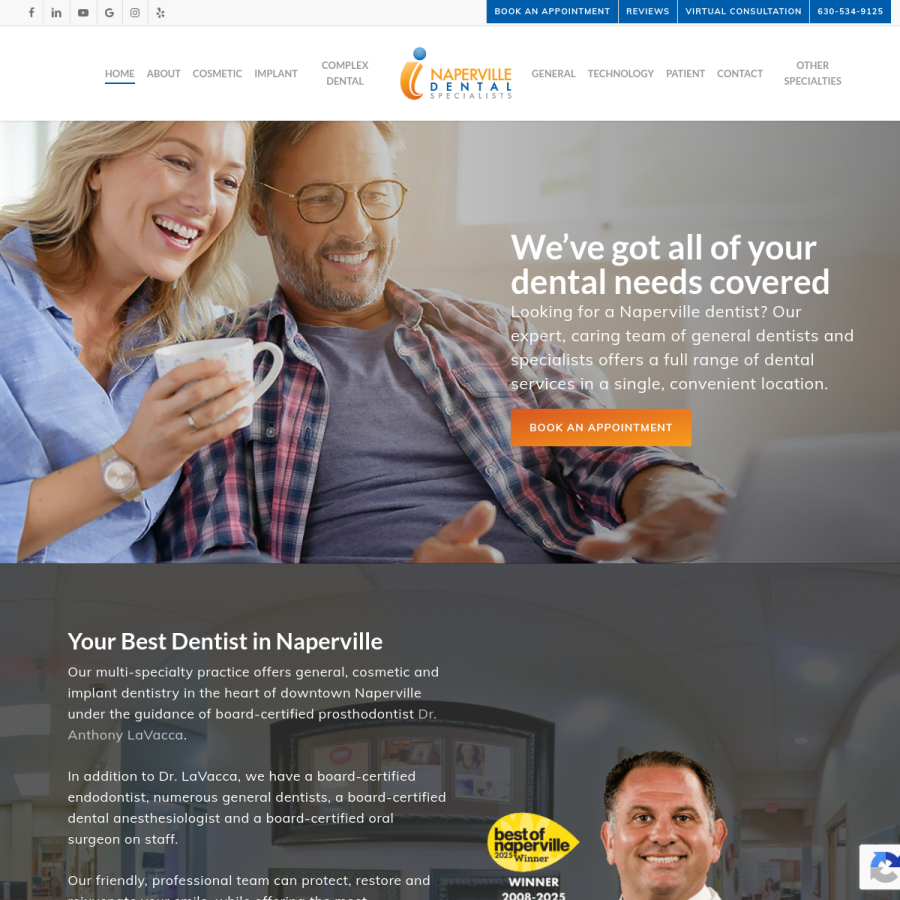 ndscare.com homepage screenshot