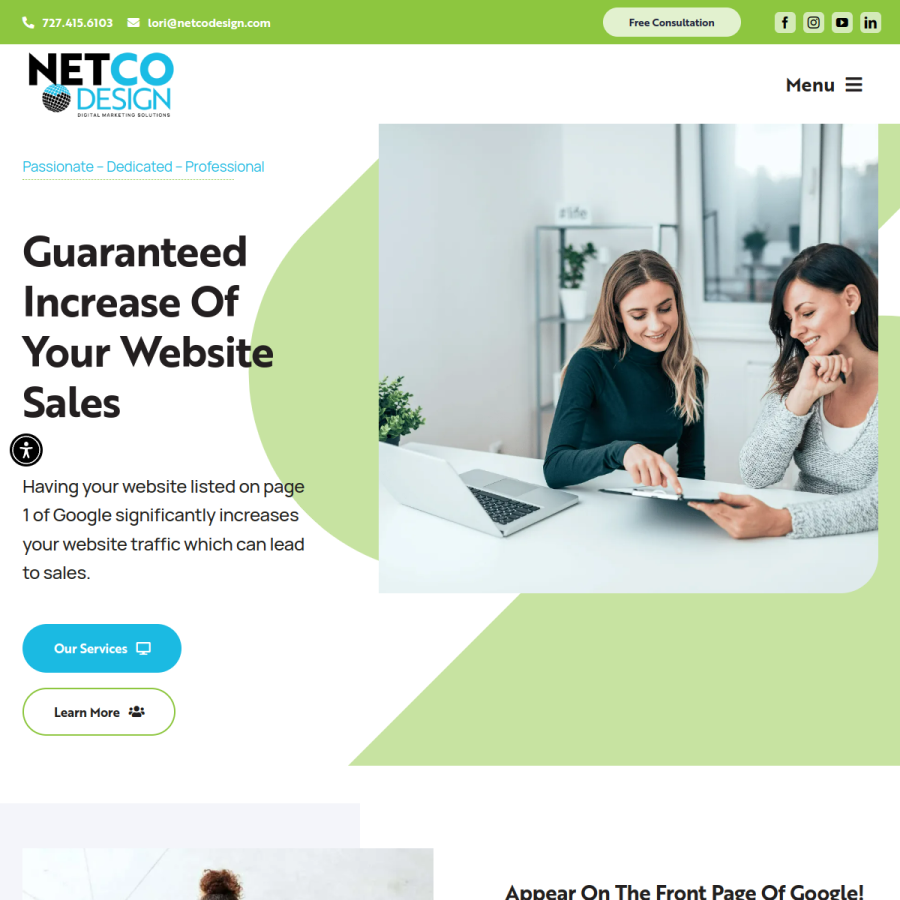netcodesign.com homepage screenshot