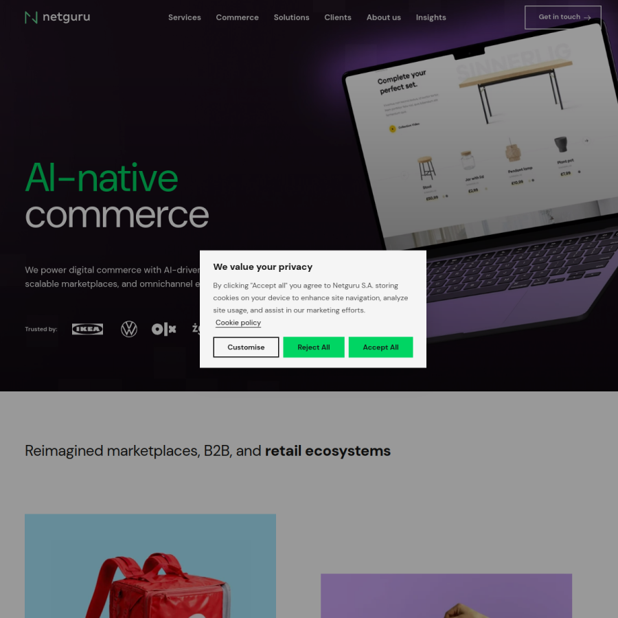netguru.com homepage screenshot
