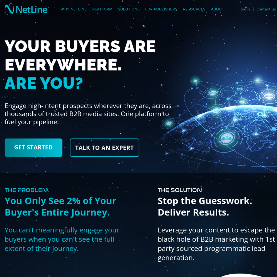 netline.com homepage screenshot