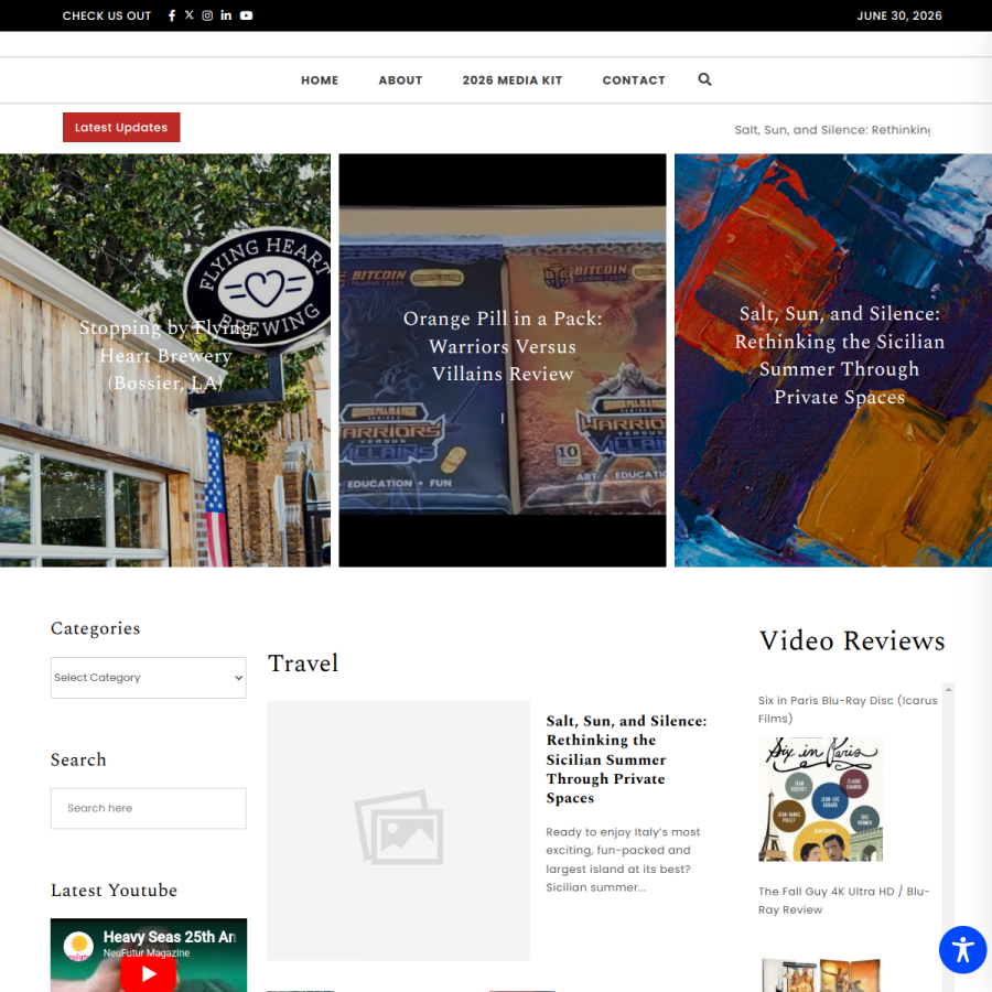 neufutur.com homepage screenshot