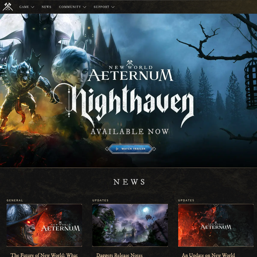newworld.com homepage screenshot