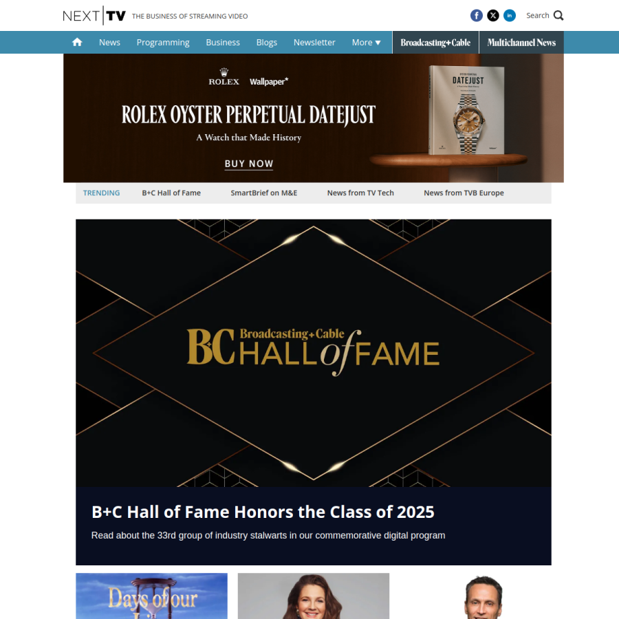 nexttv.com homepage screenshot