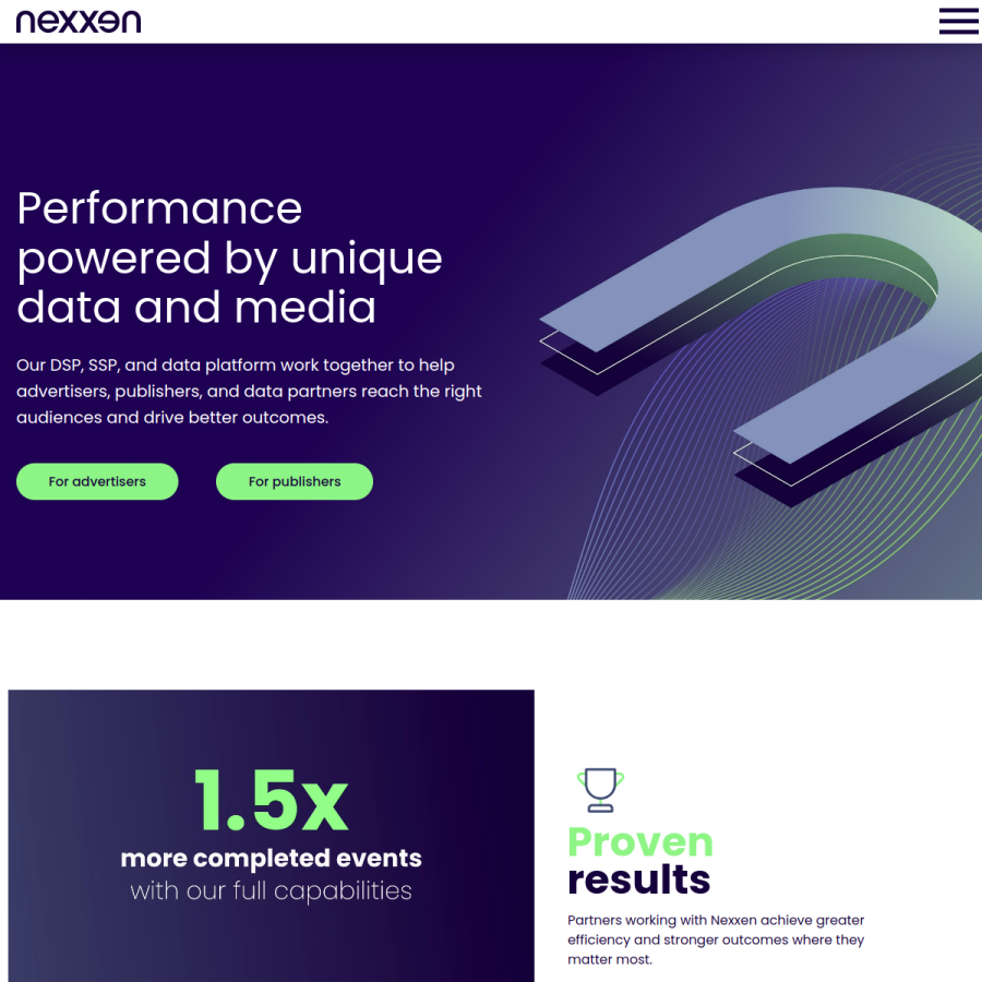 nexxen.com homepage screenshot