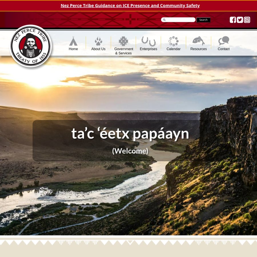 nezperce.org homepage screenshot